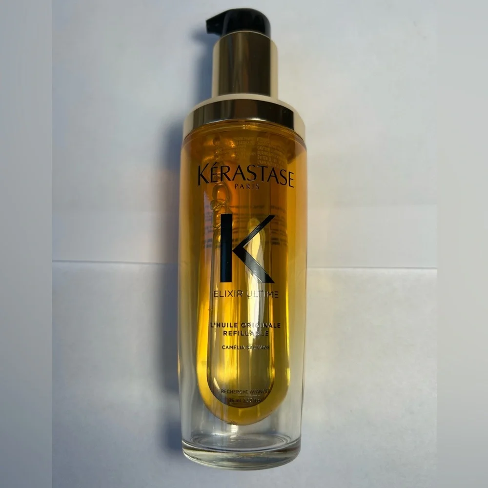 NWT🌷Kerastase Elixir Ultime Refillable Hydrating Hair Oil for Shine